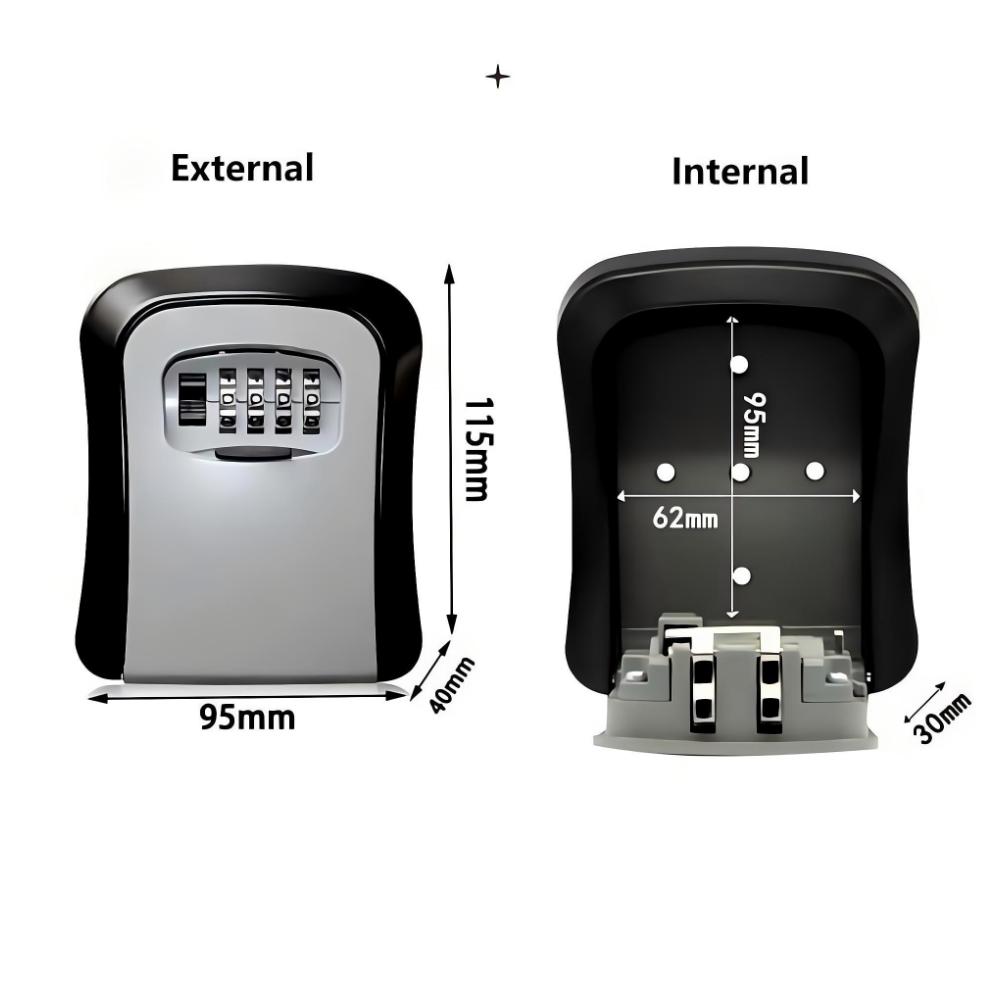 Home Office Login - Caja de Seguridad con Cerradura de