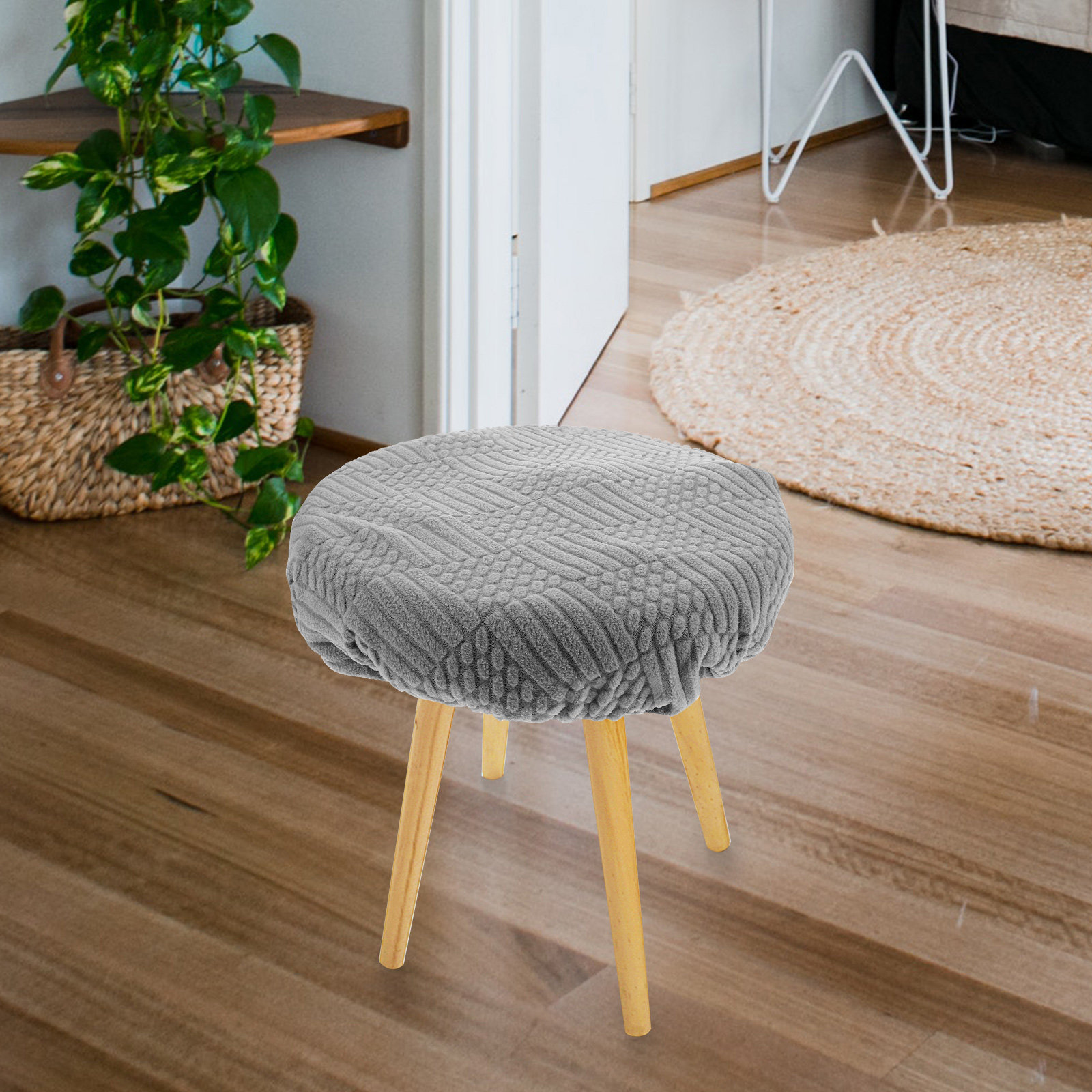 Home Office Sofa - Fundas elásticas redondas para asientos de