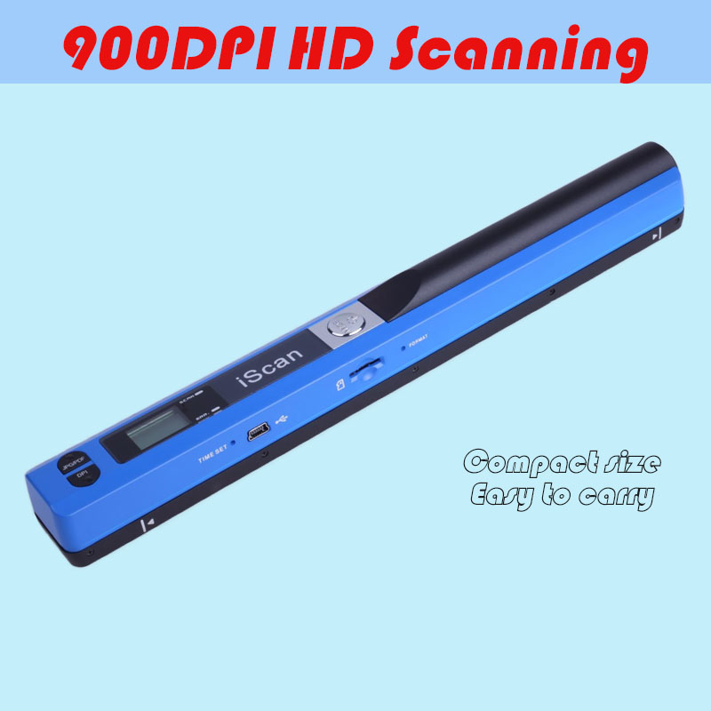 Document Scanner Portable - Escáner portátil iScan A4 para documentos,