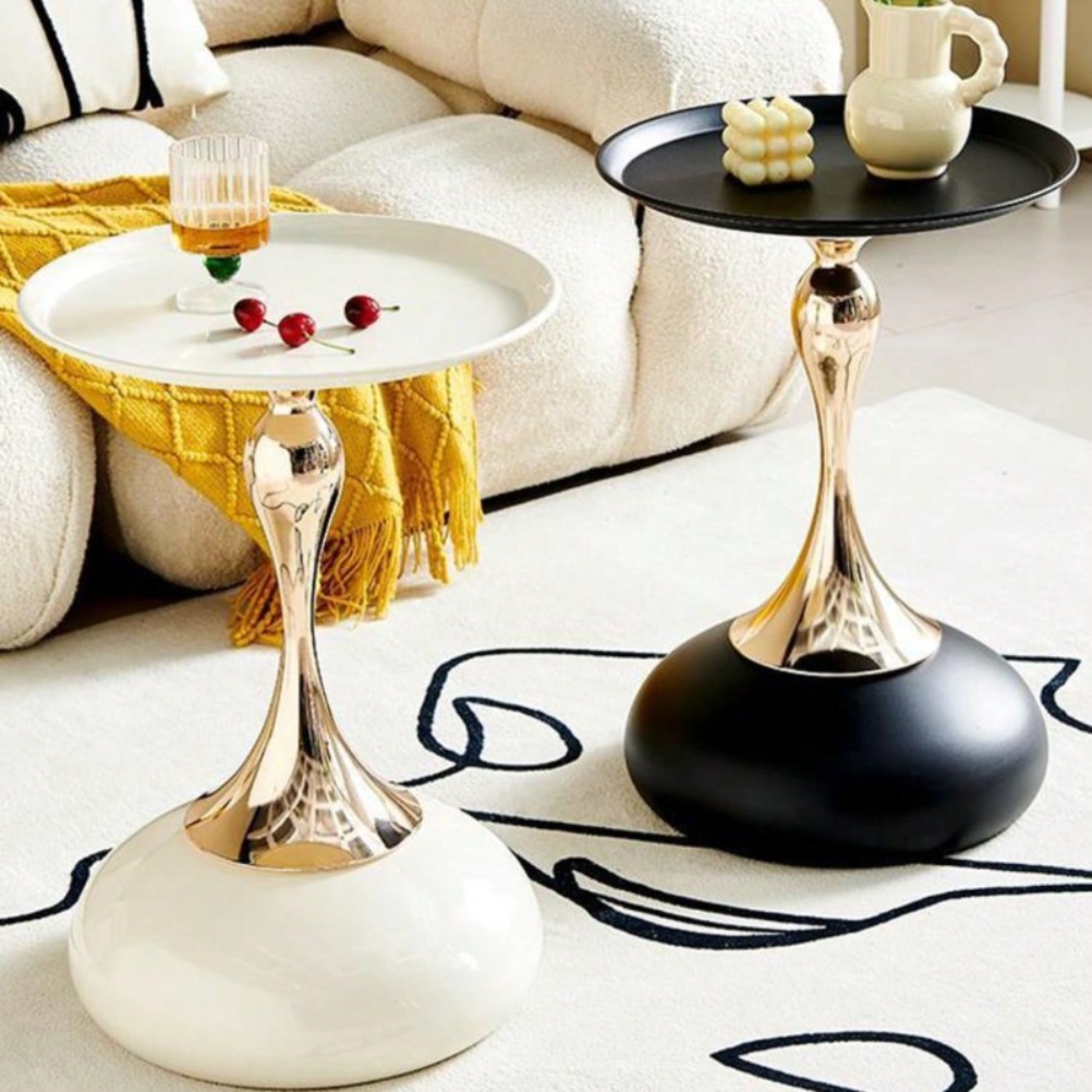 Home Office Sofa - Mesa auxiliar de sofá nórdico, mesas