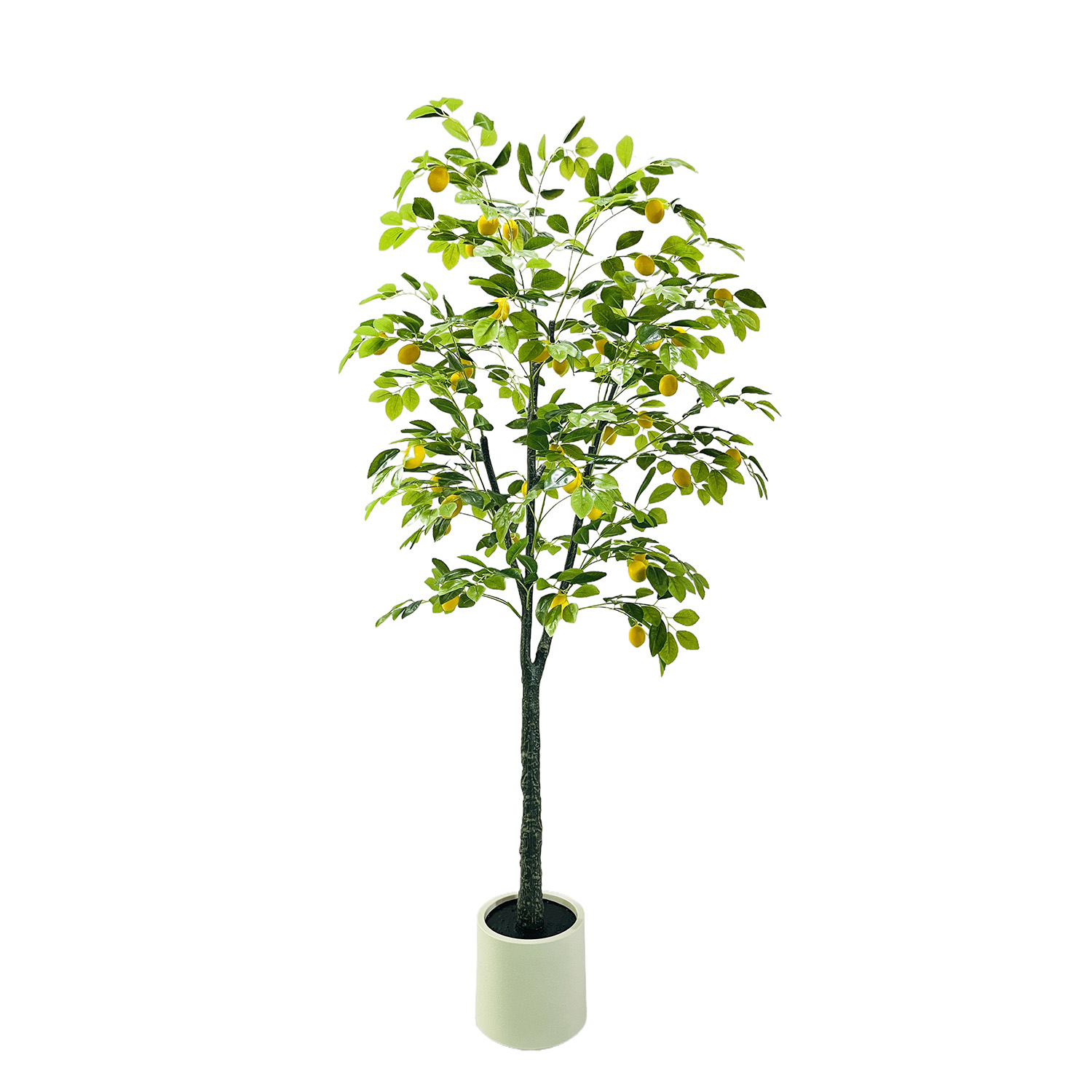 Home Office Layout - Planta Artificial de Limonero, 180 cm,