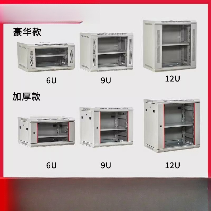 Home Office Organization - Gabinete de red pequeño montado en