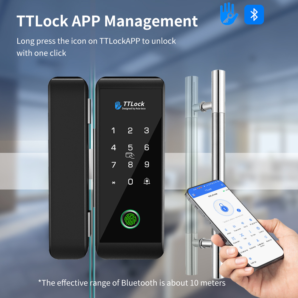Home Office Login - TTLOCK cerradura de vidrio inteligente reconocimiento