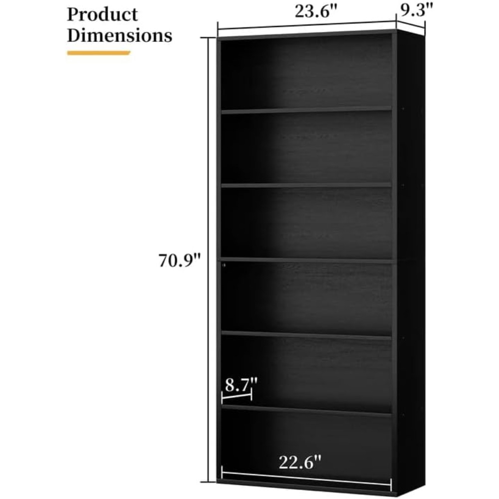 Librería Abierta de 6 Niveles, - Home Office Room reseña y precio