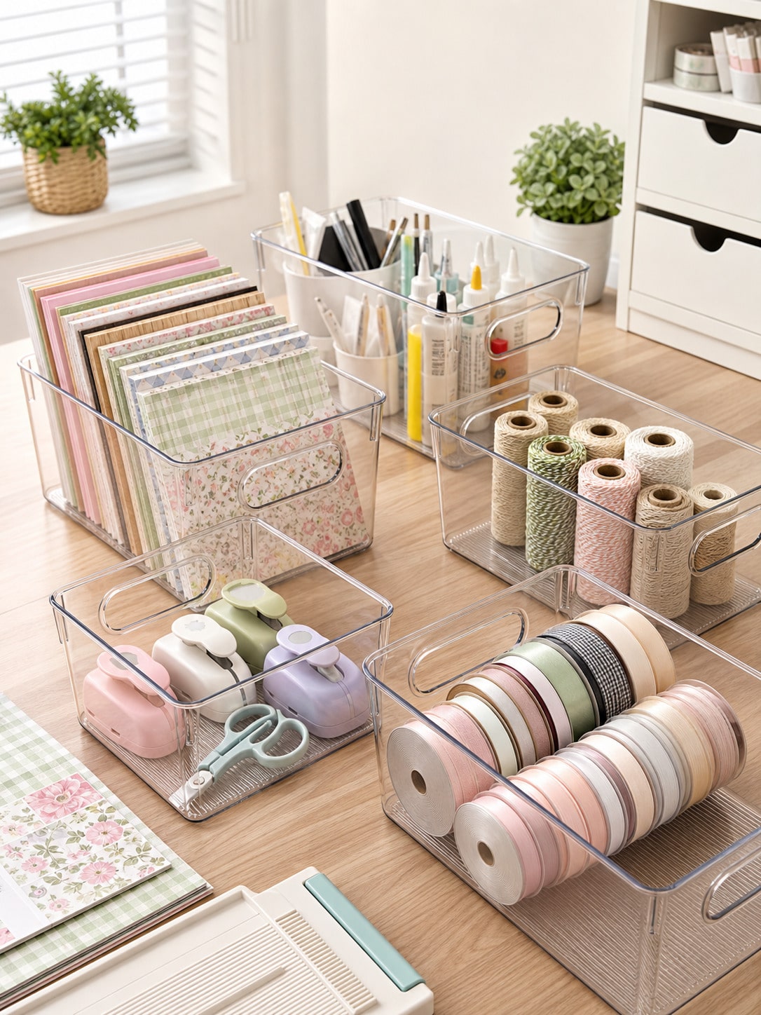Paquete de 8 Contenedores Tran - Home Office Organization reseña y precio