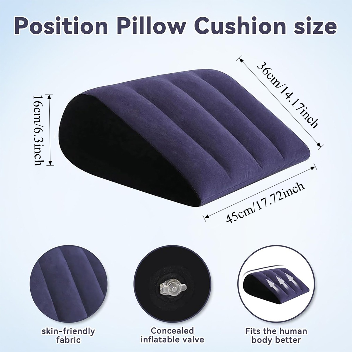 Almohada inflable ergonómica m - Home Office Sofa reseña y precio