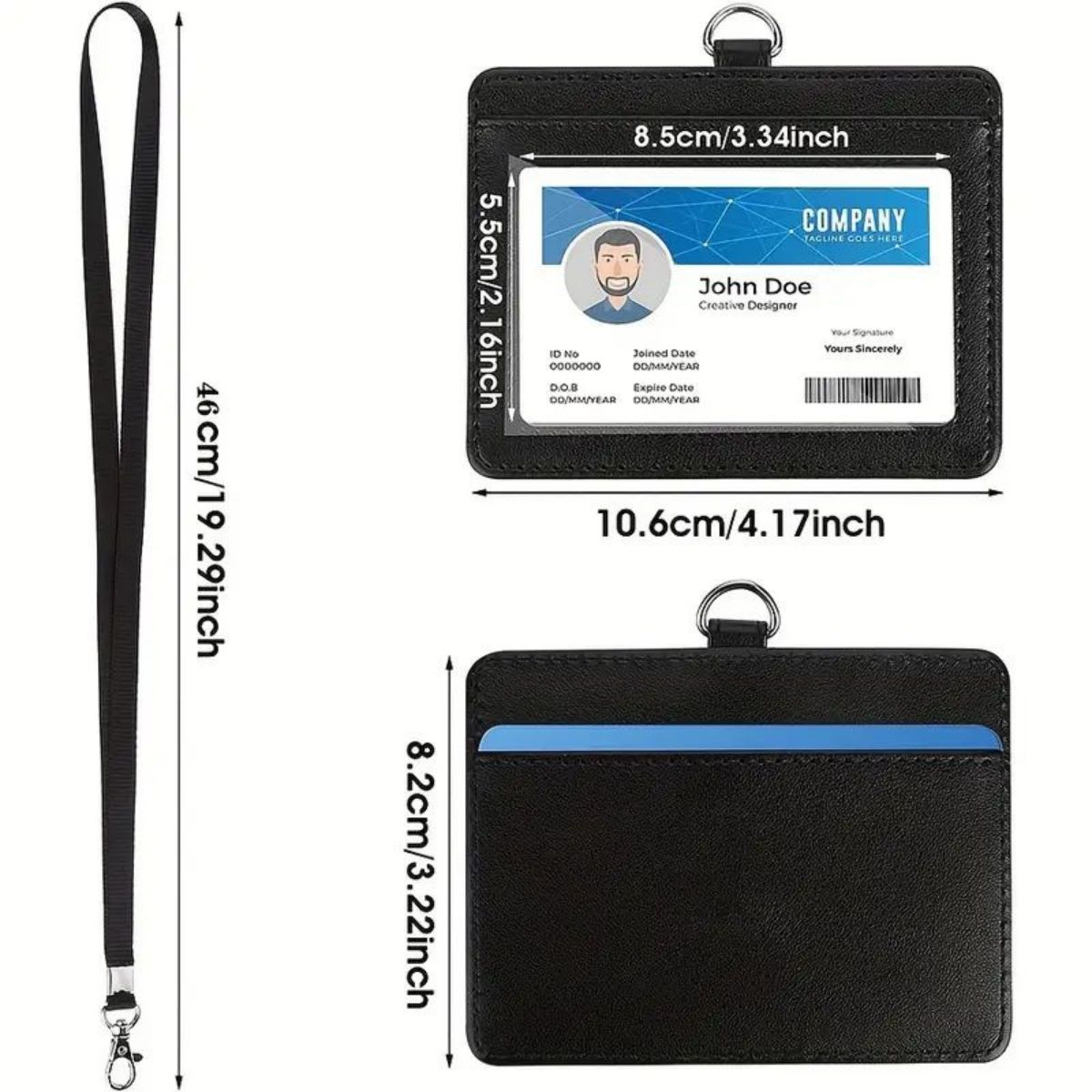 1 portatarjetas horizontal con - Home Office Login reseña y precio