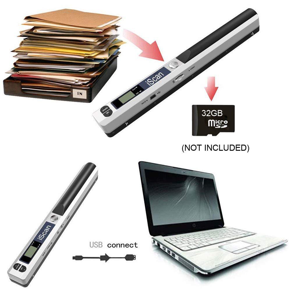 Escáner portátil iScan A4 para - Document Scanner Portable reseña y precio