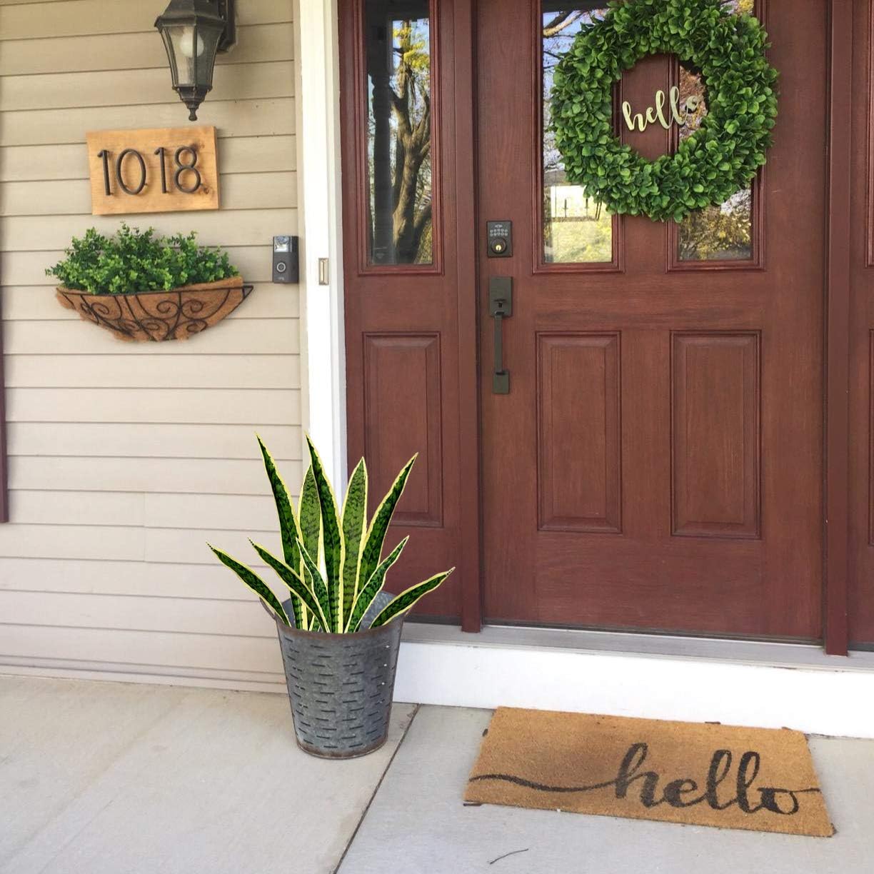 4 Uds. De plantas artificiales - Home Office Layout reseña y precio
