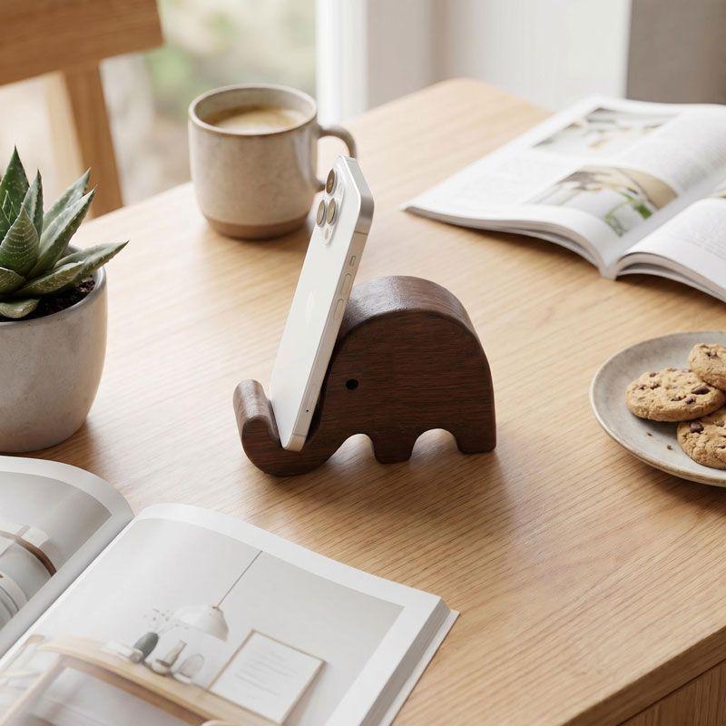 Soporte para Teléfono de Mader - Home Office Organization reseña y precio
