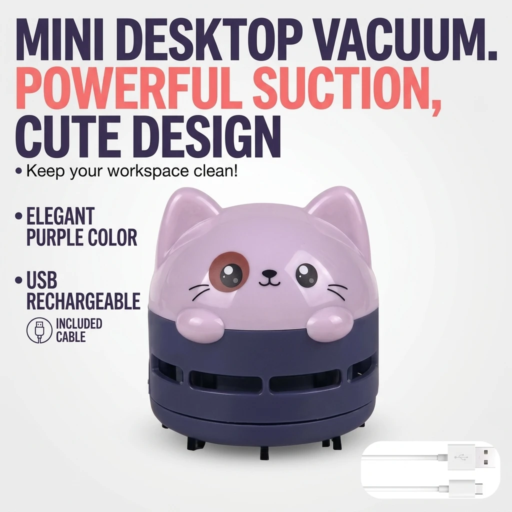 Aspiradora de escritorio, mini - Home Office Hours reseña y precio