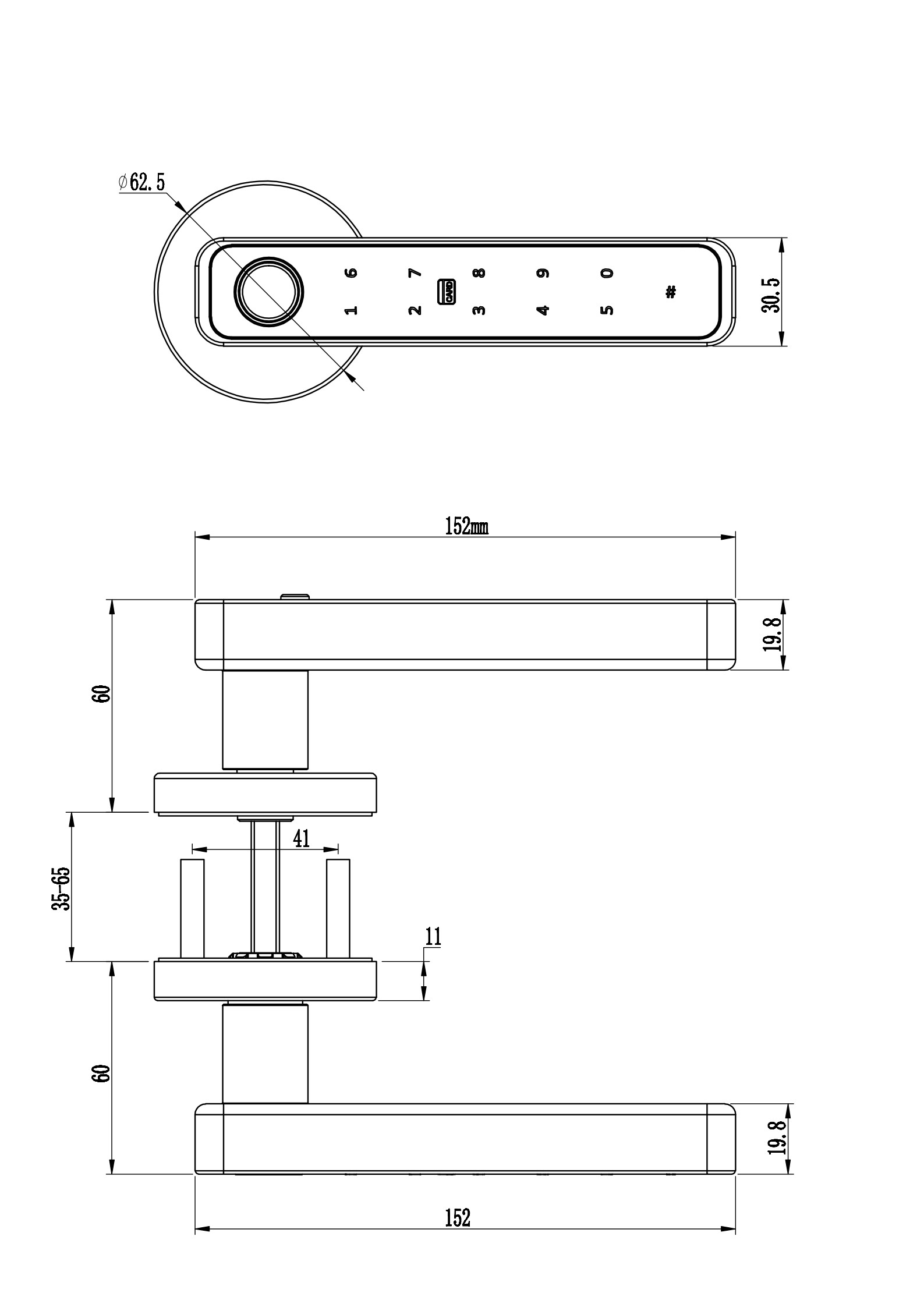 Cerradura Inteligente KK con H - Home Office Google reseña y precio