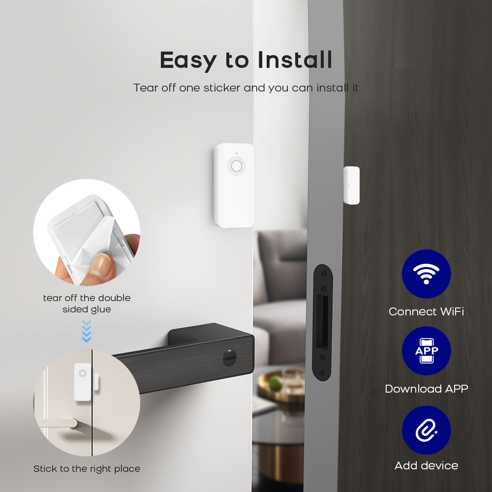 ​ Sensor de ventana de puerta  - Home Office Google reseña y precio