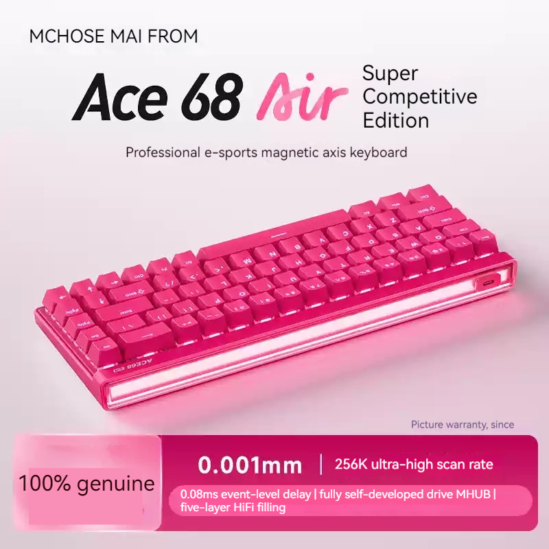 Teclado mecánico Mchose Ace68  - Home Office Pc reseña y precio